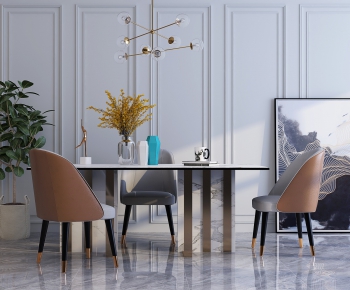 Modern Dining Table And Chairs-ID:161113738