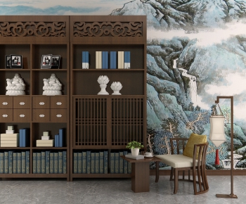 Chinese Style Bookcase-ID:882580322