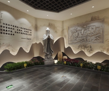Chinese Style Exhibition Hall-ID:841544223