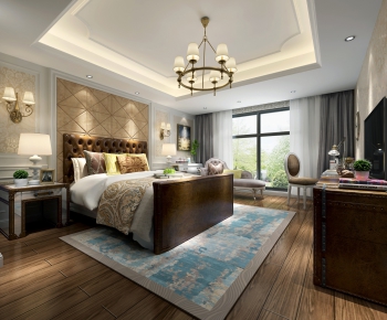 American Style Bedroom-ID:377508681