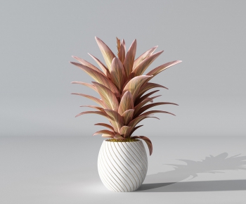 Modern Potted Green Plant-ID:691227119