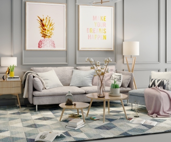 Nordic Style Sofa Combination-ID:941530775