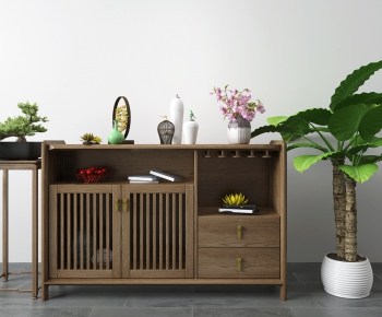 New Chinese Style Sideboard-ID:627398591