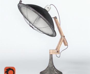 Industrial Style Table Lamp-ID:584325444