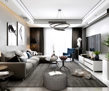 Modern A Living Room-ID:927090744