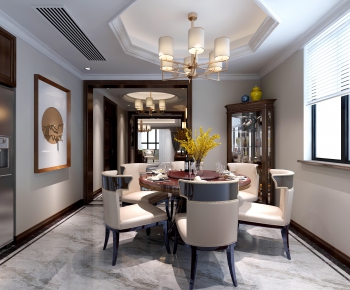 New Chinese Style Dining Room-ID:227163676