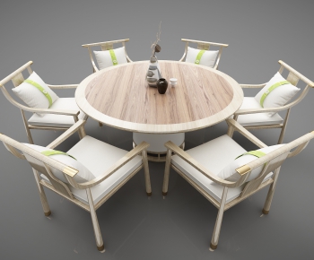 New Chinese Style Dining Table And Chairs-ID:864187422