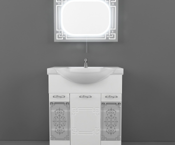 European Style Bathroom Cabinet-ID:767321453