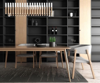 Modern Dining Table And Chairs-ID:978276417