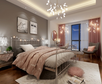 Nordic Style Bedroom-ID:997832471