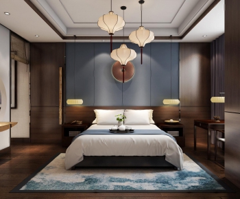 New Chinese Style Bedroom-ID:570556463