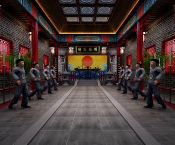 Chinese Style Exhibition Hall-ID:284506249