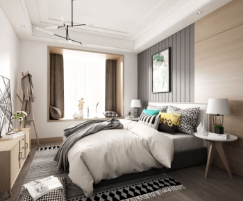 Nordic Style Bedroom-ID:379239545