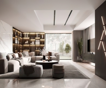 Post Modern Style A Living Room-ID:725535361