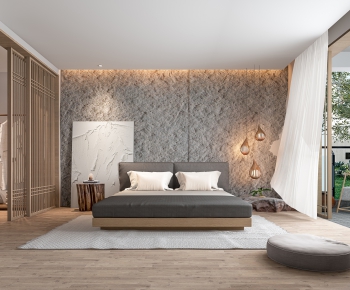 New Chinese Style Bedroom-ID:418733522