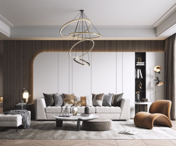 Modern A Living Room-ID:642265695