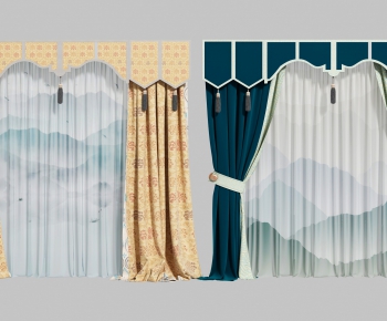 New Chinese Style The Curtain-ID:241694444