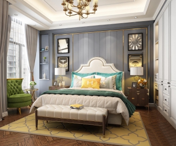 American Style Bedroom-ID:443471396
