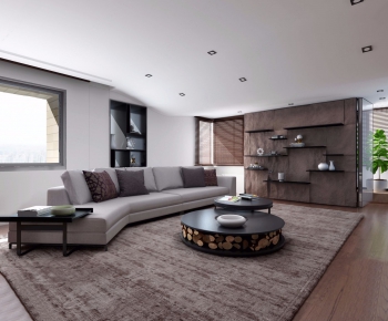 Modern A Living Room-ID:558798733