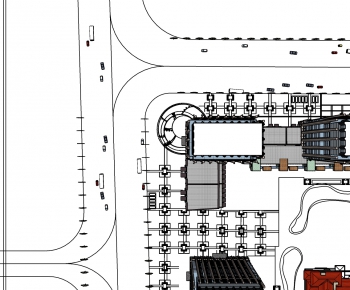 Modern Architectural Bird's-eye View Planning-ID:450198125