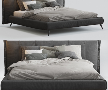 Modern Double Bed-ID:306217577