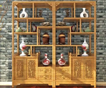 New Chinese Style Antique Rack-ID:723303657