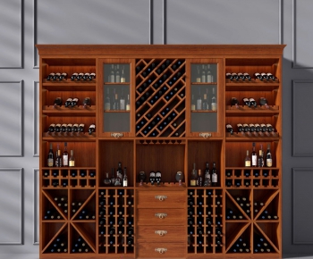 New Chinese Style Wine Cabinet-ID:908882133