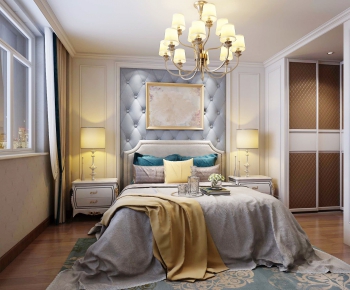 European Style Bedroom-ID:215238765