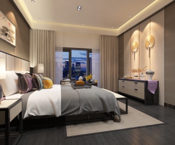 New Chinese Style Bedroom-ID:769437928