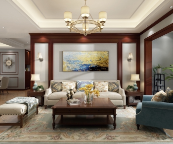 American Style A Living Room-ID:476337424