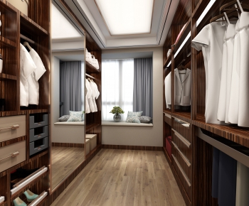 New Chinese Style Clothes Storage Area-ID:329413636