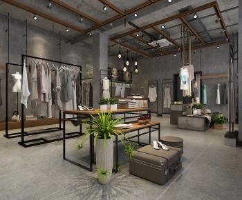 Industrial Style Clothing Store-ID:422693151