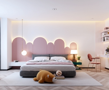 Nordic Style Girl's Room Daughter's Room-ID:105228728