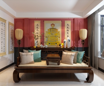 Chinese Style A Sofa For Two-ID:424885336