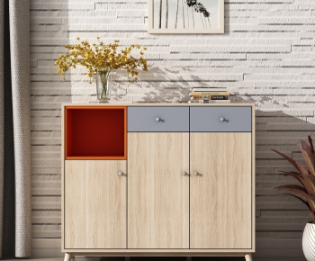 Nordic Style Simple Style Shoe Cabinet-ID:218980154
