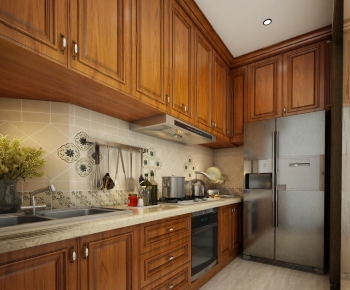 American Style Kitchen Cabinet-ID:333831797