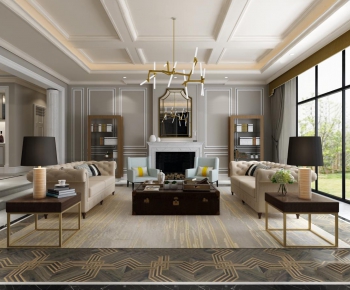 American Style A Living Room-ID:773007137