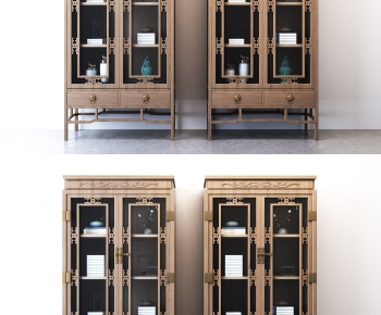 New Chinese Style Decorative Cabinet-ID:506944386