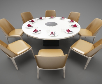 Modern Dining Table And Chairs-ID:493826888