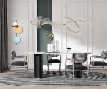 Modern Dining Table And Chairs-ID:309517849
