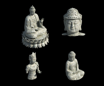 中式雕像佛像石像-ID:440494461