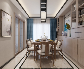 New Chinese Style Dining Room-ID:152843343