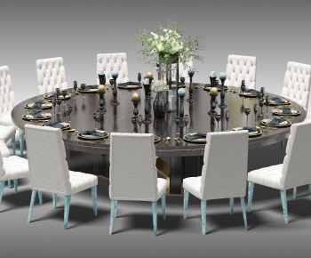 American Style Dining Table And Chairs-ID:828328661