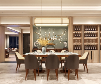 New Chinese Style Dining Room-ID:620009868