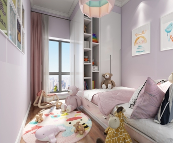 Nordic Style Girl's Room Daughter's Room-ID:212606585