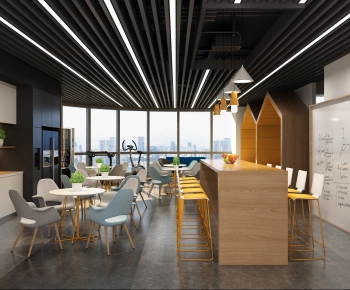 Modern Office Tea Room-ID:870422825