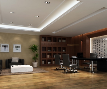 New Chinese Style Manager's Office-ID:769802736