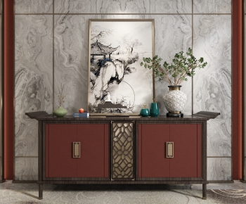 New Chinese Style Side Cabinet/Entrance Cabinet-ID:268342717