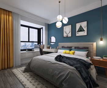 Nordic Style Bedroom-ID:278841488