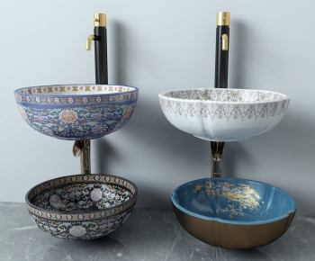 New Chinese Style Basin-ID:961190765